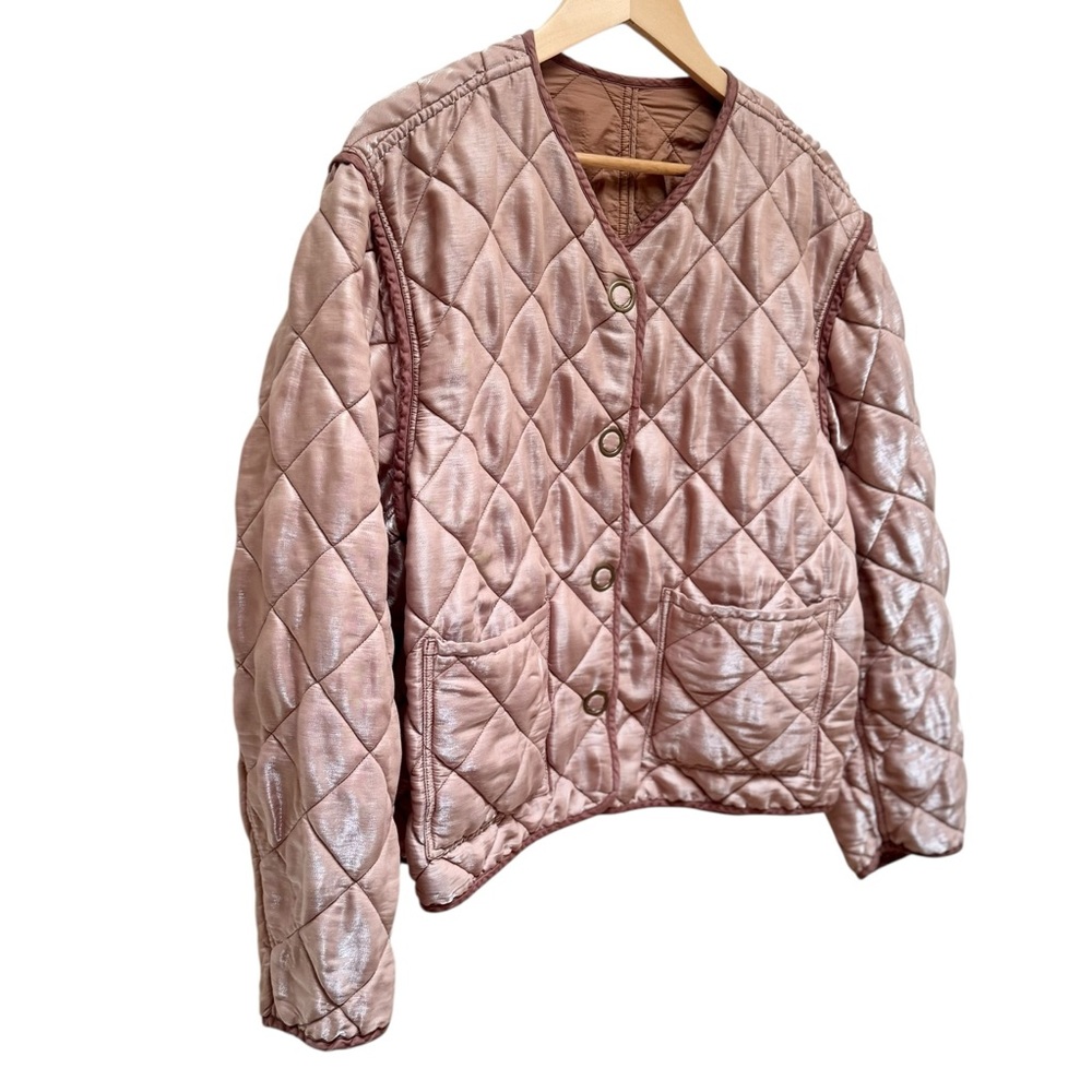 Forte_forte Reversible Quilted Satin Jacket - Picture 7 of 16